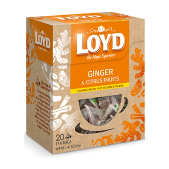 Picture of Tēja Loyd Lovers Ginger&Citrus Fruit 20gab.