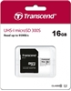 Изображение Transcend microSDHC 300S-A  16GB Class 10 UHS-I U1