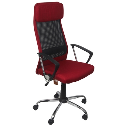 Attēls no Biroja krēsls DARLA 62x63xh116-126cm sarkans