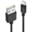 Attēls no Lindy 0.5m USB Type A to Lightning Cable, Black