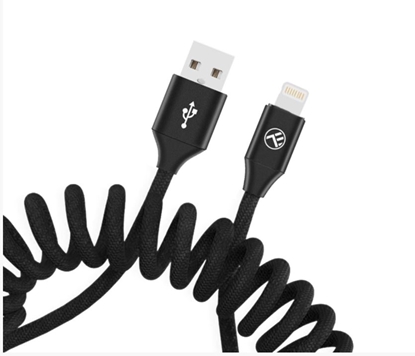 Attēls no Tellur Data cable Extendable USB to Lightning 3A 1.8m black