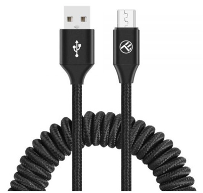 Attēls no Tellur Data cable Extendable USB to Micro USB 2A 1.8m black