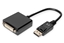 Picture of DIGITUS DisplayPort - DVI Adapt/ Converter, DP-DVI, 15cm, black