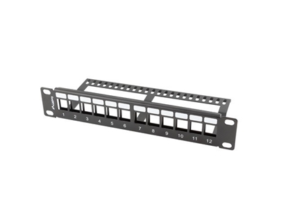 Picture of Patch panel 12port 1U z organizerem PPKS-9112-B 