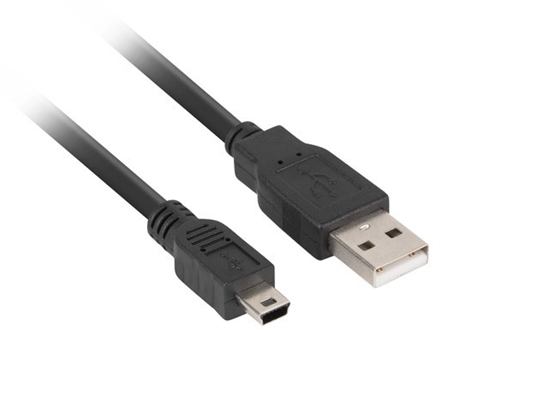 Picture of Kabel USB Mini (M) -> USB-A(M) 2.0 OEM-0004 1.8m