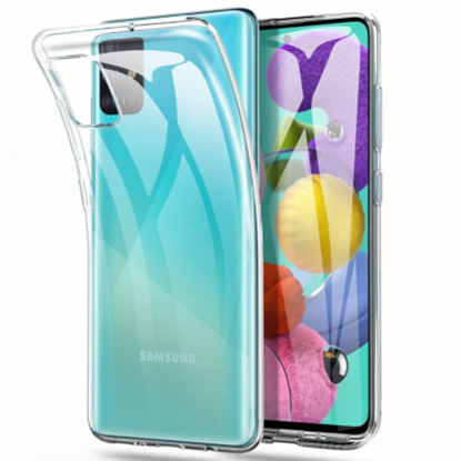 Picture of Mocco Ultra Back Case 1 mm Silicone Case for Samsung Galaxy A22 4G Transparent