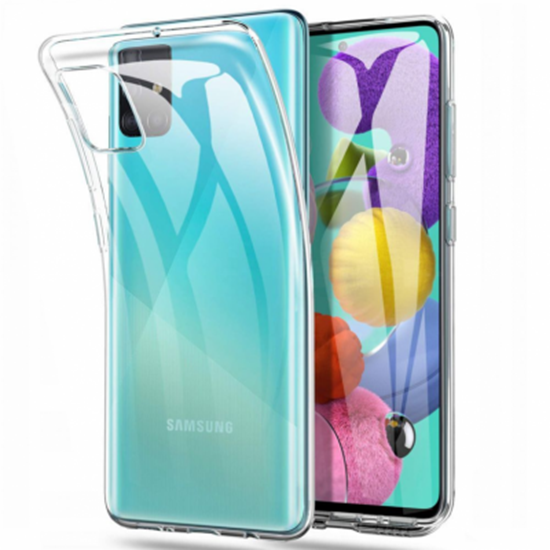 Picture of Mocco Ultra Back Case 1 mm Silicone Case for Samsung Galaxy A22 4G Transparent