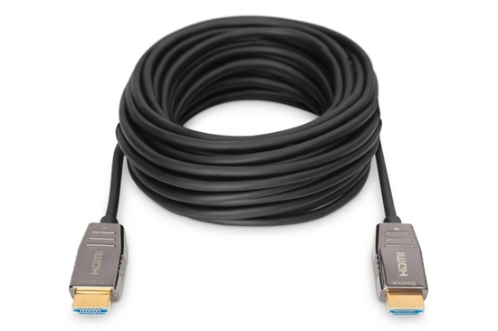 Изображение Kabel połączeniowy hybrydowy AOC HDMI 2.1 Ultra High Speed 8K/60Hz UHD HDMI A/HDMI A M/M 15m Czarny