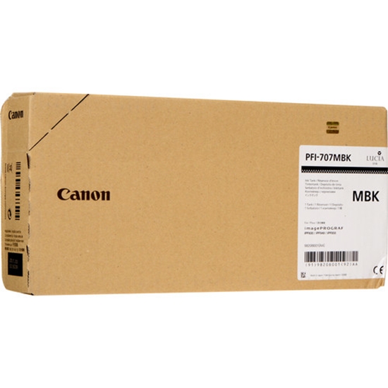 Picture of Canon PFI-707 MBK ink matt black