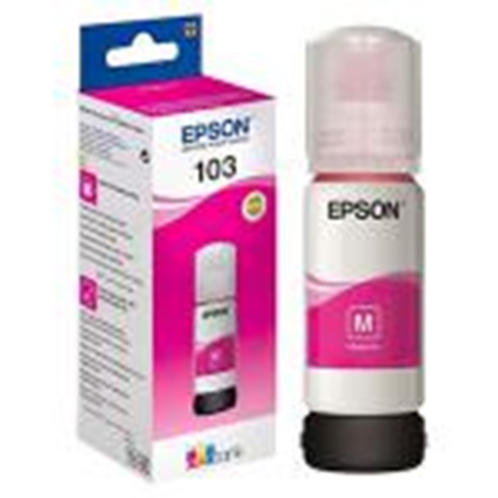 Изображение Tinte Epson 103 C13T00S34A 65ml.sarkana