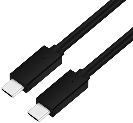 Изображение Platinet cable USB-C - USB-C 5A 100W 2m, black (45579)