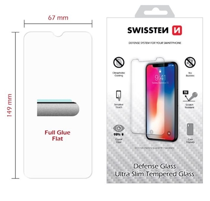 Picture of Swissten Ultra Slim Tempered Glass Premium 9H Screen Protector Huawei Y6s