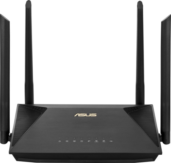 Изображение ASUS RT-AX53U wireless router Gigabit Ethernet Dual-band (2.4 GHz / 5 GHz) Black