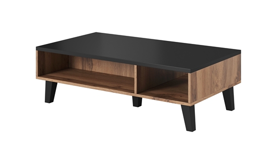 Picture of Cama LOTTA 110 coffee table wotan oak/mat black