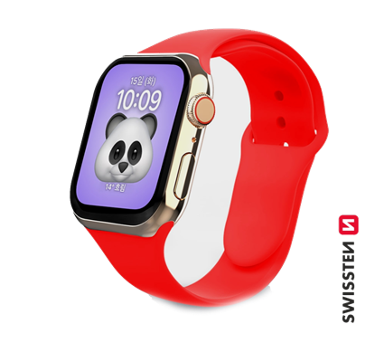 Изображение Swissten Silicone Band for Apple Watch 1/2/3/4/5/6/SE / 38 mm / 40 mm