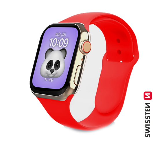 Изображение Swissten Silicone Band for Apple Watch 1/2/3/4/5/6/SE / 38 mm / 40 mm