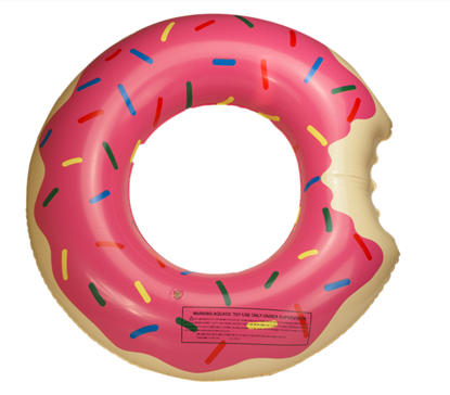 Attēls no RoGer Donuts Inflatable swimming ring 50 cm