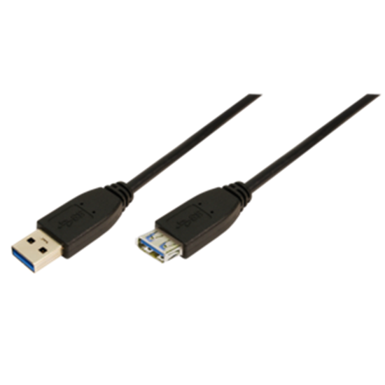 Picture of Logilink | 1m USB A - USB A 3.0 F/M | USB A | USB A