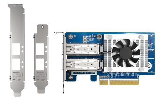 Picture of QNAP QXG-25G2SF-CX6 network card Internal Fiber 25000 Mbit/s