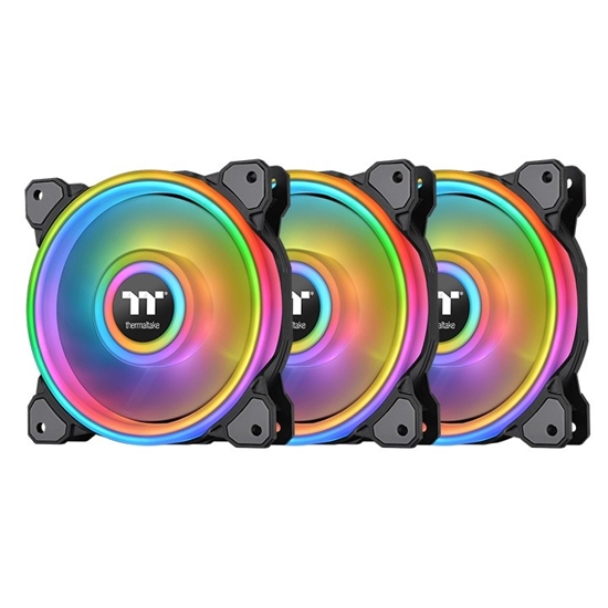 Picture of Wentylator - Riing Quad 14 RGB Radiator Fan TT Premium Edition 3Pack 