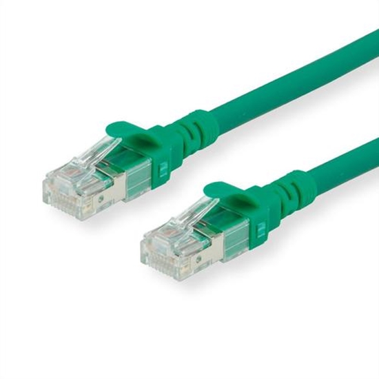 Picture of ROLINE UTP Patch Cord Cat.6A, Component Level, LSOH, green, 3.0 m