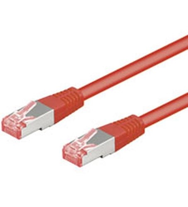 Picture of GB CAT6 NETWORK CABLE RED SHIELDED S/FTP (PIMF) 2M