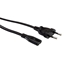 Attēls no ROLINE Euro Power Cable, 2-pin, black 1.8 m