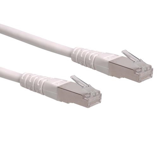 Изображение ROLINE S/FTP (PiMF) Patch Cord, Cat.6, white 0.5 m