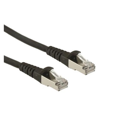 Picture of ROLINE S/FTP Patch Cord Cat.6A, Component Level, LSOH, black, 2.0 m