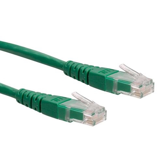 Picture of ROLINE UTP Patch Cord Cat.6, green 3m