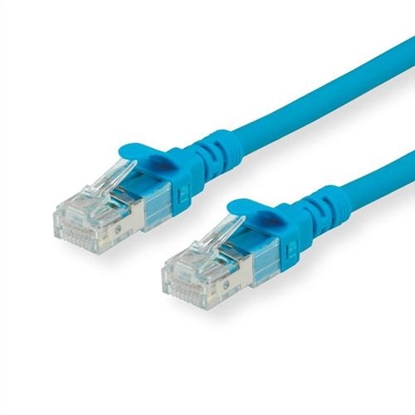 Picture of ROLINE UTP Patch Cord Cat.6A, Component Level, LSOH, blue, 10.0 m