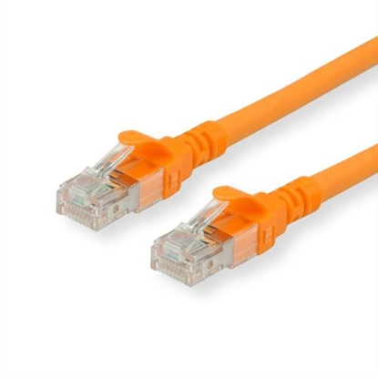 Изображение ROLINE UTP Patch Cord Cat.6A, Component Level, LSOH, orange, 0.3 m