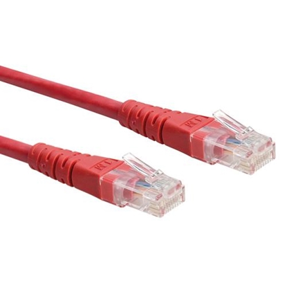 Изображение ROLINE UTP Patch Cord, Cat.6, red, 0.5 m