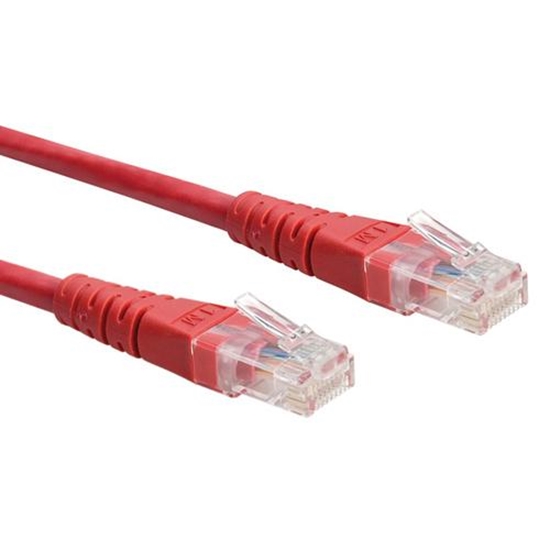 Picture of ROLINE UTP Patch Cord, Cat.6, red, 0.5 m