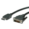 Изображение VALUE DisplayPort Cable, DP M - DVI (24+1) M 5 m