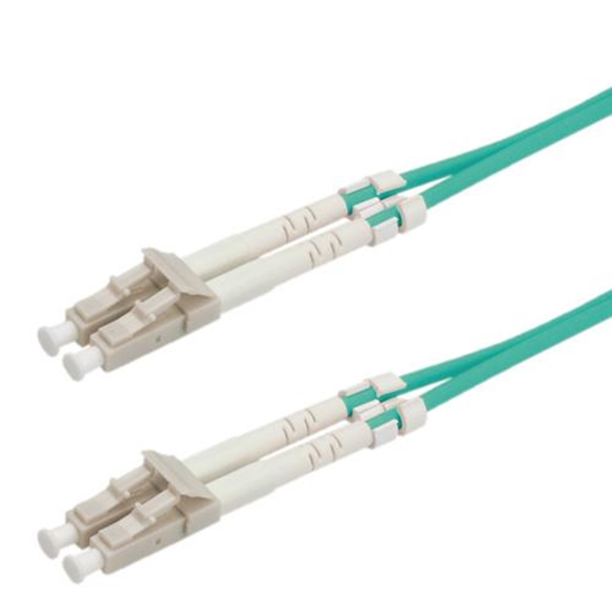 Picture of VALUE Fibre Optic Jumper Cable, 50/125µm, LC/LC, OM3, turquoise 20 m