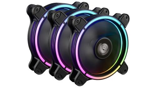 Picture of Wentylator Enermax T.B. RGB AD. 120mm 3-pack (UCTBRGBA12P-BP3)