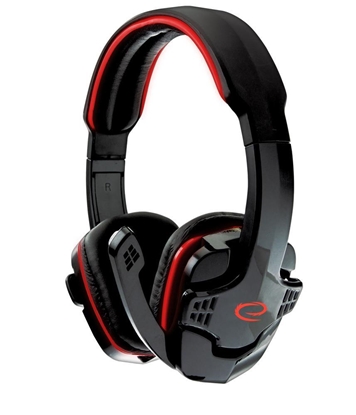 Изображение HEADPHONES WITH MICROPHONE FOR PLAYERS RAVEN RED