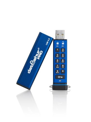 Picture of iStorage datAshur PRO 256-bit 16GB USB 3.0 secure encrypted flash drive IS-FL-DA3-256-16