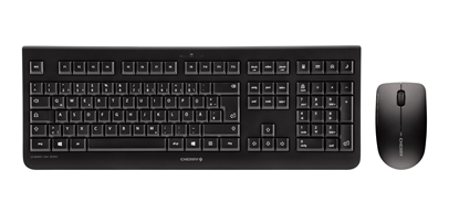 Изображение CHERRY DW 3000 keyboard Mouse included RF Wireless QWERTZ German Black