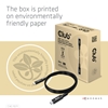 Изображение CLUB3D USB4 certified Type-C Gen3x2 Bi-Directional Cable 40Gbps 8K60Hz 100W PowerDelivery M-M 0.8m - 2.62ft