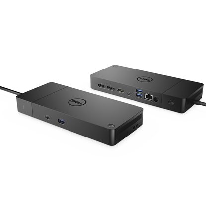 Изображение DELL WD19TBS-180W Wired USB 3.2 Gen 2 (3.1 Gen 2) Type-C Black