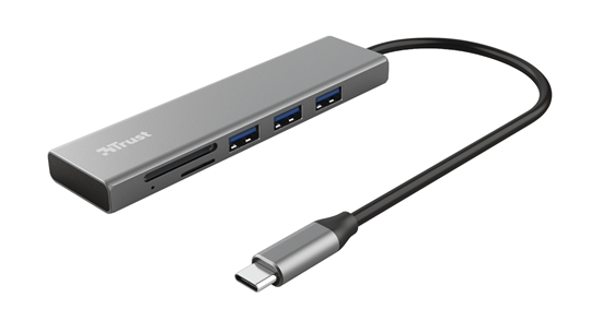 Picture of Dokstacija Halyx Fast USB-C Hub & Card Reader Silver