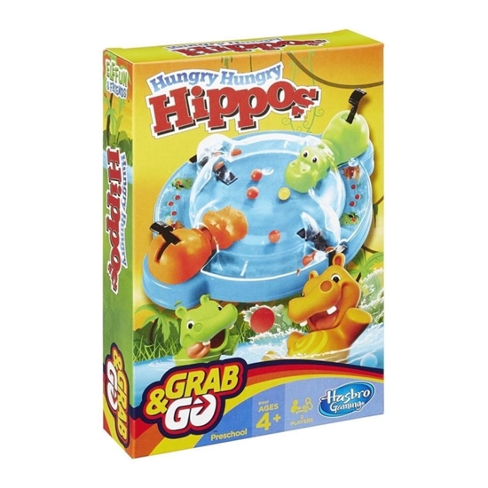 Изображение Hasbro Gra Hungry Hungry Hippo Grab and Go (B1001)