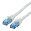 Picture of ROLINE UTP Patch Cord Cat.6A, Component Level, LSOH, white, 0.3 m