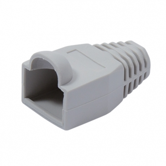 Изображение VALUE Kink protection hood for RJ-45, grey, grey, 10 pcs.