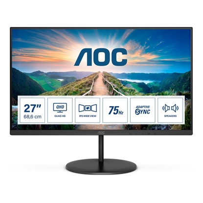 Attēls no AOC Q27V4EA 68.6cm 27inch IPS QHD