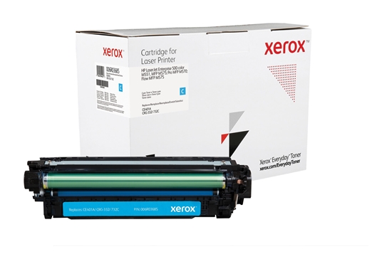 Изображение Everyday (TM) Cyan Toner by Xerox compatible with HP 507A (CE401A)