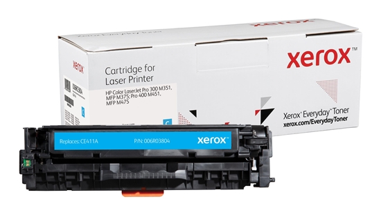 Изображение Everyday (TM) Cyan Toner by Xerox compatible with HP 305A (CE411A)