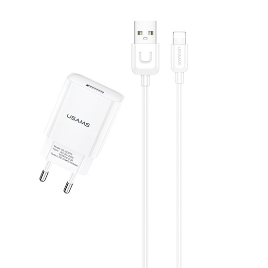 Изображение Ładowarka sieciowa 1xUSB T21 Lightning 2,1A 